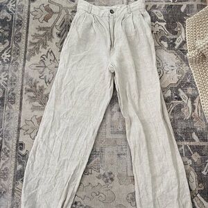 Reformation Light Gray Pants